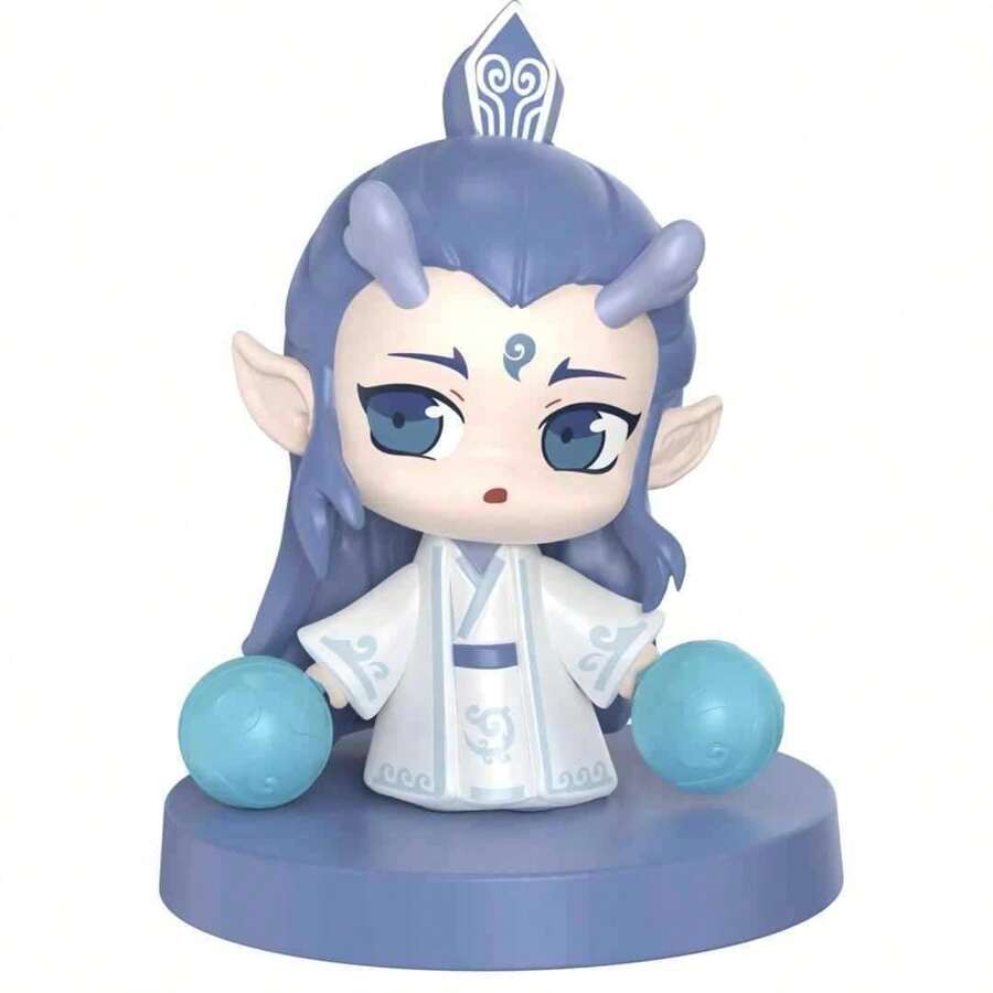 Popular Crafts Nezha Troubling The Sea Creative Blind Box Decorative Display Ornament, Small Gift - Multicolor - View 1