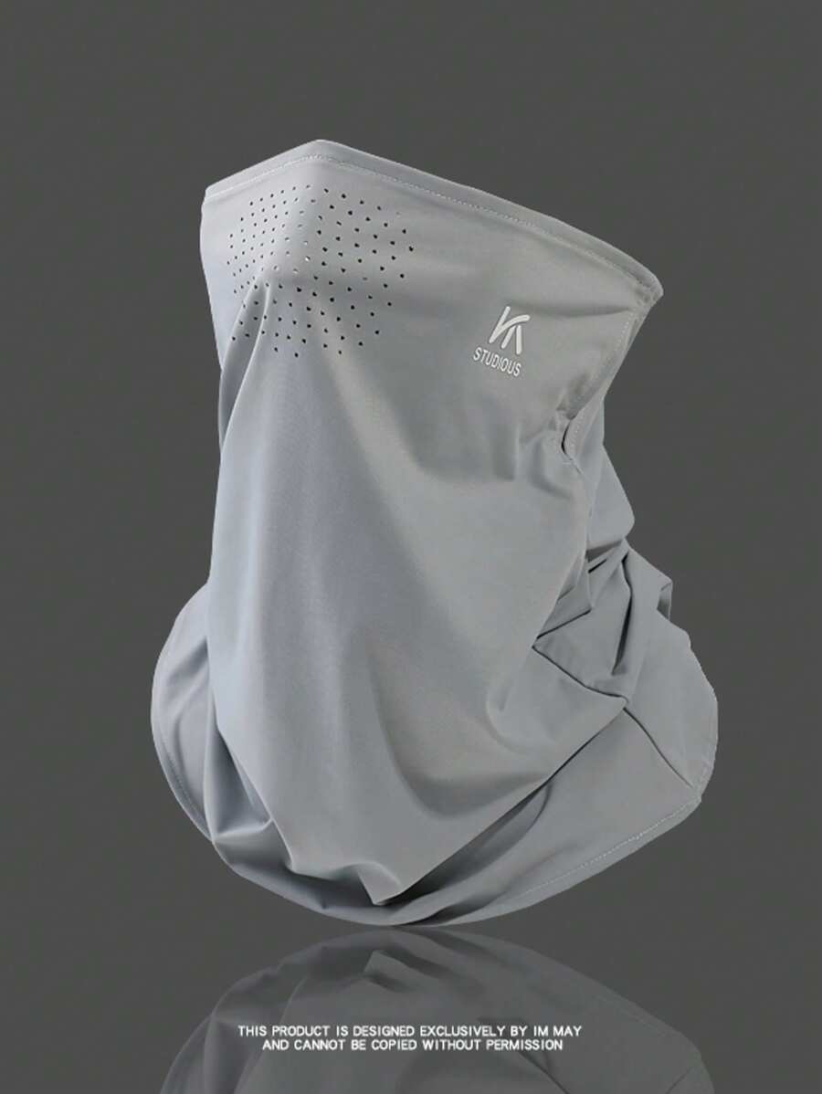 1 件男女通用挂耳式防晒面罩颈套，适用于骑行、徒步等户外活动滑雪面罩 - 掛耳式戴透氣孔遮陽面罩 - 查看 1