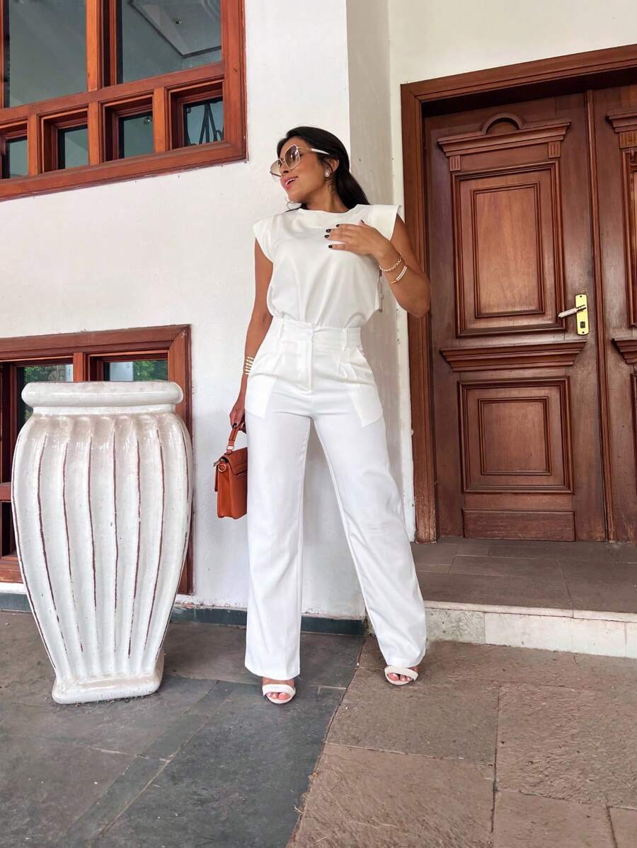 Twill Fabric Set - 白色 - 查看 1