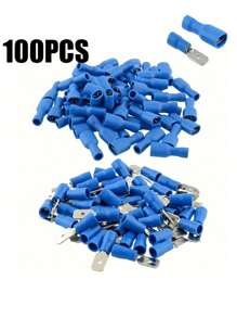 480/300/280PCS Insulated Cable Connector Electrical Wire Crimp Spade Butt Ring Fork Set Ring Lugs Rolled Terminals Assorted Kit - Multicolor - View 9