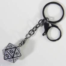 Pendant Dice Keychain, Creative D20 Dice Charm Keyring Lucky Gift For Hanging Accessories - D20 Pattern Keychain - View 13