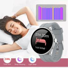 智能手表：无线呼叫/拨号、多种运动模式、来电提醒和拒绝、短信提醒、消息预览、可定制壁纸、兼容 iPhone/Android - 彩色 - 查看 3