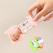 1 件/易挤压猫零食分配器 - 长柄舔猫湿粮喂食器，塑料宠物零食勺