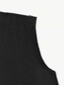 Lonblece Men's Sleeveless Tank Top With Digit Print, Suitable For Spring And Summer