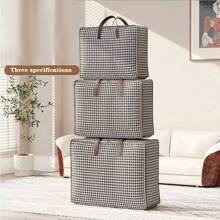 1 Túi đựng đồ di chuyển dạng lưới Thousand-Bird nâng cấp, Túi du lịch chống bụi và chống ẩm dày, Túi đựng đồ gia dụng đa năng dung tích lớn. - Chó săn đen trắng - Xem 2