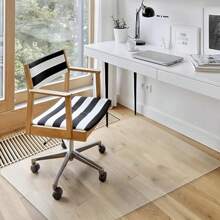 PVC Chair Mat For Hardwood Floors, Clear 1.5mm Thick Office Home Floor Protector, 100% PVC Composition Transparent Desk Chair Mat - Frosted - View 1