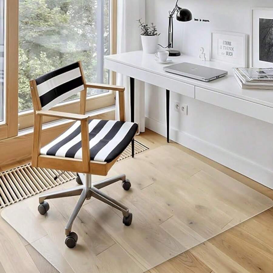 PVC Chair Mat For Hardwood Floors, Clear 1.5mm Thick Office Home Floor Protector, 100% PVC Composition Transparent Desk Chair Mat - Frosted - View 1
