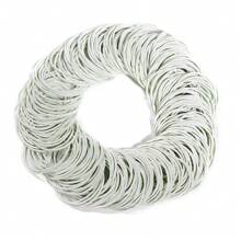 100/200/300/500根装 白色32毫米弹性橡皮筋，柔韧耐用，适用于整理和捆扎家居用品、笔、弹弓、账单、银行文件、办公用品等。 - 白色 - 查看 4