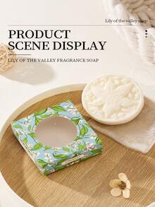 130g Clean Oil Control Fresh Flower Fragrance Lingland Fragrance Soap,It Can Be Used For Facial And Body Bathing. - Multicolor - View 7