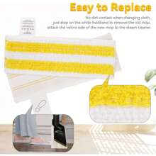 2/4/6/8 Pack Nozzles Covers And Microfibre Mop Cloth For Karcher SC1 SC2 SC 3 SC 4 SC 5 EasyFix Steam Cleaner, Floor Cleaning Karcher EasyFix Set - Multicolor - View 5