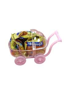 6pcs Creative Personalized Mini Carriage Wedding Candy Favor Boxes Party Favors Room Decor Bride Gifts Birthday Graduation Birthday Decorations Party Decorations Gift Bags - Multicolor - View 3