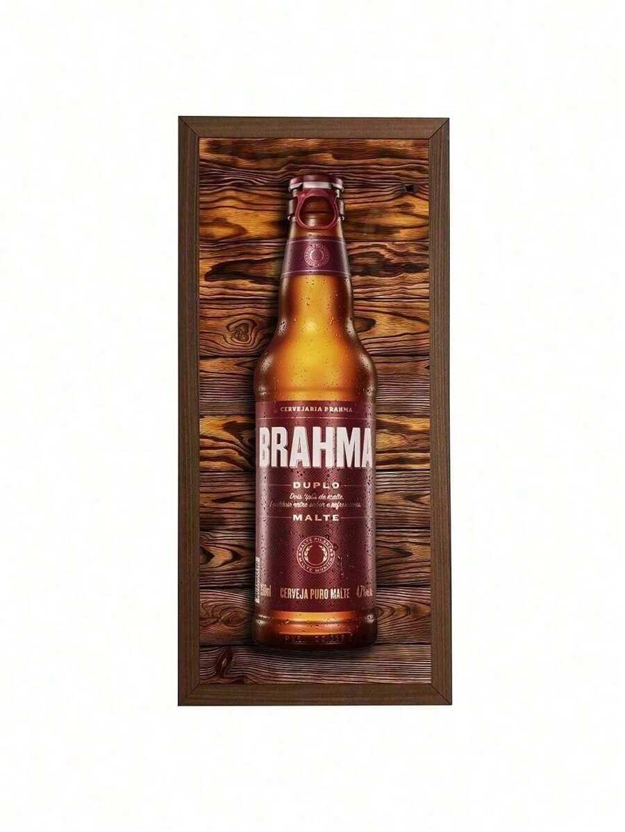 Framed Picture For Barbecue Corner And Bar 19x40cm - 12 Double - View 1