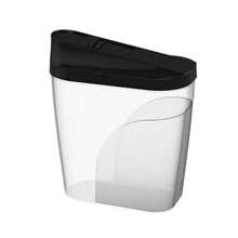 Multipurpose Flour And Sugar Bowl For Food, Laundry, Kitchen, 1 Liter - Uninjet - 黑色 - 查看 1