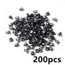 200-500pcs Bullet Earring Back Stoppers DIY Earrings Jewelry Making Accessories Findings - Bullet Shaped - View 14