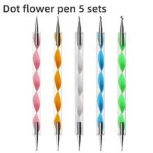 13 件/8 件/5 件双头点画笔，适用于绘画、装饰刺绣、精细细节、雕塑和粘土造型工具