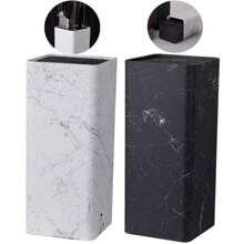 Messerhalter-Ständer mit Plastik-Messerblock zum Einstecken, Aufbewahrungsbehälter, Küchen-Zubehör, Kunststoff-Messerblock-Halter, freie Einstellung, Küchen-Aufbewahrungsständer, schwarzer Messerhalter mit Borsten, Tisch-Organizer, Werkzeug, Küchenmesser-Aufbewahrungsständer, Werkzeug-Set, Universalzubehör-Organizer, Küchen-Aufbewahrungsständer