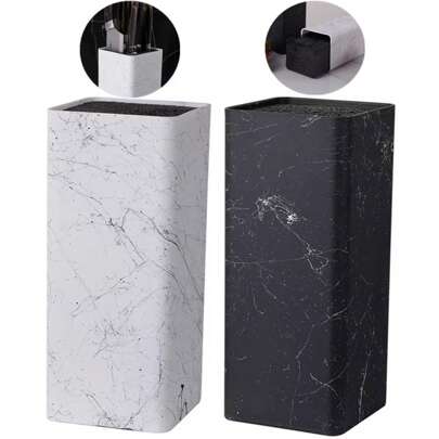 Suporte para facas de plástico inserido no chef, bloco de armazenamento de facas, suporte para tanque, acessórios de cozinha, suporte para bloco de facas de plástico, suporte de armazenamento de cozinha de inserção gratuita, suporte para facas de chef preto com cerdas, organizador de mesa, ferramenta, suporte de armazenamento de facas de cozinha, conjunto de ferramentas, organizador de acessórios universais, suporte de armazenamento de cozinha