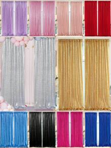 1 pièce Rideau de fond en sequins or/argent, plusieurs couleurs, décoration de fond de fête, rideaux de fond de mariage, décoration de mariage, décoration de baby shower, décoration de révélation de genre, décoration de fête d'anniversaire, pour studio de photographie, décoration de fond photo