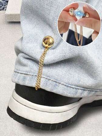 男女通用多功能磁性衣夹 强力头巾磁铁带链 磁性衣披肩夹 多功能衣夹 磁性衬衫配件 牢固固定围巾、头巾、裤子等织物 旅行必备配件 户外办公 返校旅行必需品 旅行配件 旅行必备品 海滩度假 暑假 学校配件 用品 返校用品