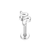 1pc Piercing Jewelry For Women Men 16G 6MM 8MM Helix Cartilage Conch Earring Stud Stainless Steel Internally Threaded Medusa Lip Monroe Ring Labret Nose Stud Set
