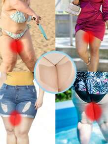 5-50pcs Anti-Chafing Thigh Bands, Anti-Friction Thigh Protectors To Prevent Chafing And Abrasion, Unisex For Summer, Invisible Design. Anti-Friction Spandex Pads, Suitable For Women's Inner Thighs And Calves, Comfortable Protection. Heart Pattern For Valentine's Day, Gift For Her - Multicolor - View 5
