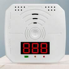 Carbon Monoxide Detector, Portable CO Detector For Travel, Battery Powered CO Gas Monitoring Instrument, Alarm Sound And Light Alarm, Portable CO Detector For Household Kitchen