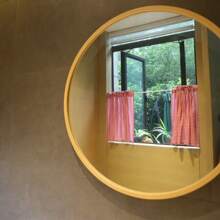 2片/1片农舍风红白格子厨房短帘，可爱小窗帘，隔断门帘 - 紅白色 - 查看 6