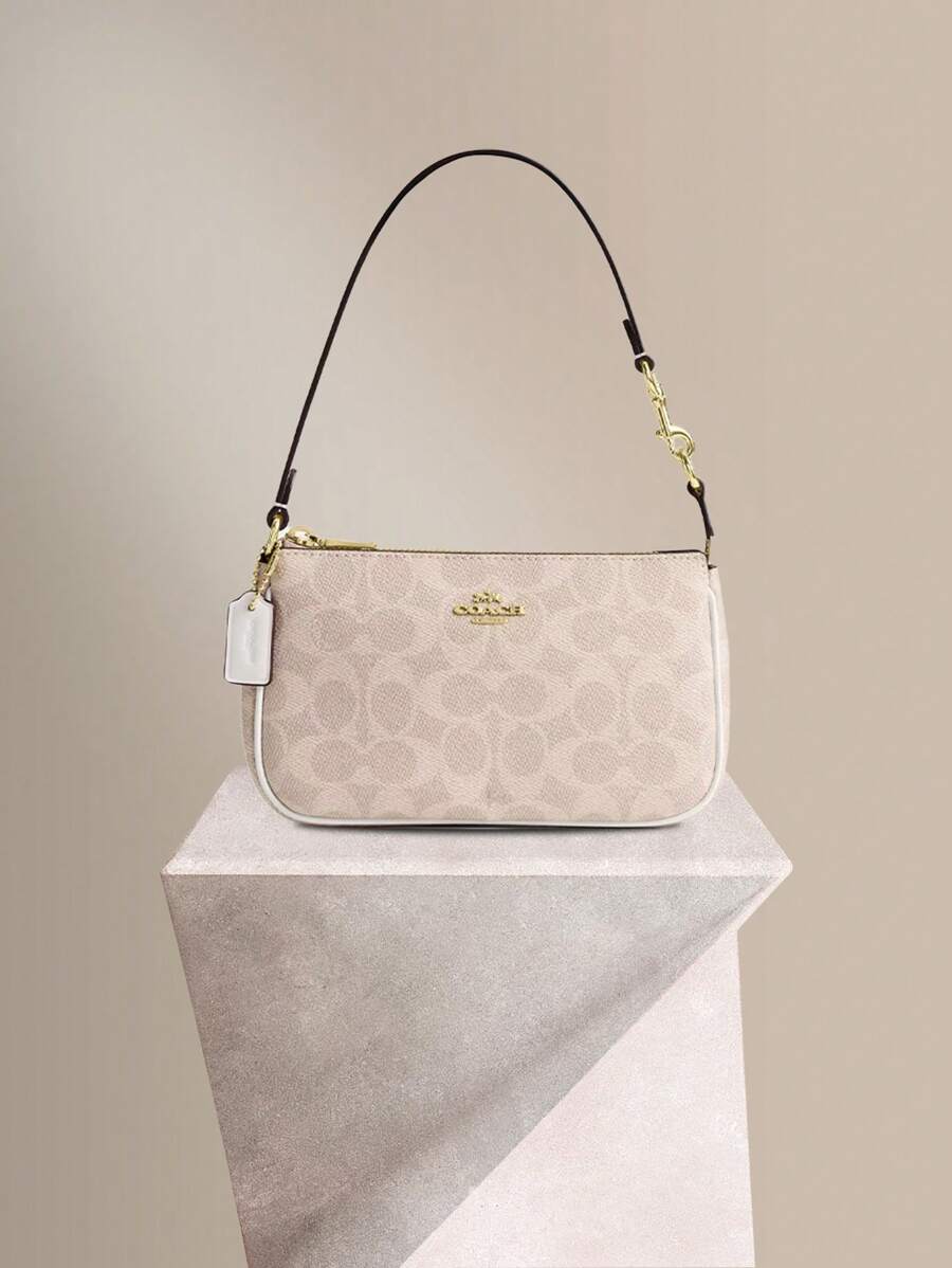Coach Bolso de hombro para mujer Nolita 19, mini bolso hobo, bolso de mano pequeño y lindo, bolso debajo del brazo para damas, con correa desmontable, CW426 IMXDM
