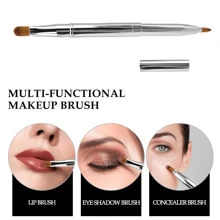 双头唇妆刷，可伸缩唇刷，适用于口红、唇彩、眼影 - 彩色 - 查看 4