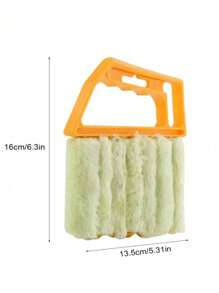 1件装百叶窗空调缝隙刷可拆洗窗户清洁器排气扇除尘免洗涤剂边缝刷可拆卸