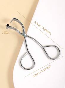 1pc Mini Detailed Eyelash Curler, Curls Lower Lashes At Outer Corners, Segmented Frameless Curling Assistant, Small Silver Eyelash Curler, Fits Eye Shape Naturally, Compact And Portable Styling Tool, Suitable For Partial Lash Shaping And Touch-Ups On-The-Go,Cheap,Stocking Stuffers,Makeup,Makeup Tools,Cheap Stuff,Gifts,Gifts For Women,Christmas Gifts - Silver - View 7