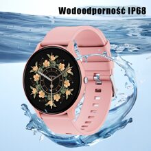 KESHUYOU 1pc Multi-Function Smart Watch For Men Women, Wireless Calls, Fitness Tracking, Fashion Round Smart Watch, IP68 Waterproof, Music, Camera Shutter, AI Voice, Alarms, Timers, Message Preview, Cycle Tracking, Custom Wallpapers, 100+ Sports Modes, Compatible With Android & IPhone, For Girlfriend Gift