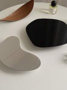 1pc Asymmetrical Acrylic Tray, Home Decor Candle Stand, Instagam Props For Photoshoot - Multicolor - View 7