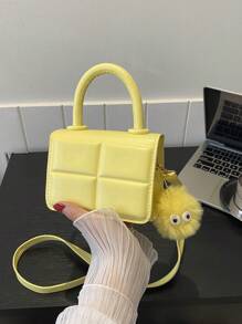 1pc High-Grade Small Bag Girls Bag Versatile Chain Messenger Bag Popular Retro Mini Handbag Plaid Small Square Bag New Fashion Niche Design Messenger Bag Girls Bag Popular Versatile Messenger Bag Is Very Suitable For Daily Matching And Also Suitable For Going Out For A Date And Shopping - Plaid Tote Bag - View 16