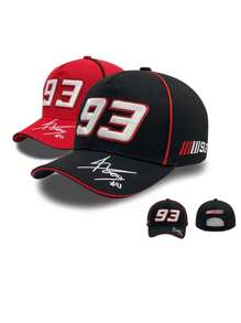 2025 Racer 93 Embroidery Women's Baseball Cap Mesh Hat, Comfortable Breathable For Summer, Sports Chic For Racing Fans, Suitable For Daily Wear, Watching Matches, Birthday & Valentine's Day Gifts - 93 Mesh Cap - View 2