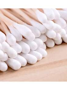 1200/600pcs High-Quality Double-Headed Cleaning Swabs, Premium Beauty Tools, Multipurpose Beauty And Cleaning Swabs For Salons, Cosmetics, Household, Ear And Nose Cleaning, Make-Up And Personal Care