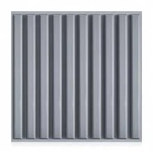 Aadesh 3D PVC Plastic Wall Panels, Suitable For Interior Wall Decoration, Waterproof And Heat-Resistant, With Grooved Texture. Ideal For Living Rooms, Halls, Bedrooms, Hotels, Offices, Game Rooms, And TV Accent Walls. 30cm * 30cm (Includes Installation Accessories). - 灰色小橫條30片 - 查看 3