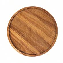 1 件红木托盘/餐盘，适用于厨房和餐厅