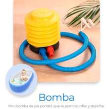 HuaTnag Bañera Inflable Para Bebés Portátil Tina Plegable Con Bomba Color (Azul,Rosa)