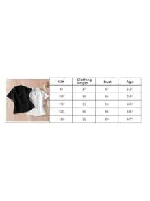 Vestido de moda de verano para niñas, vestido con cuello vuelto, manga corta, cierre de botones y cordón lateral - Blanco - Ver 9