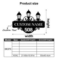 1pc Custom Vintage Metal Doorplate Decorative Art, Rural Street Nameplate Wall Decorations - Personalized Door Numbers And Text - Wall-Mounted Multifunctional Address Signs, House Numbers, Outdoor Address Signs, Farmhouse Door Art Gifts Birthday Graduation - Multicolor - View 28