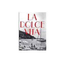 1 pieza Pintura de lienzo La Dolce Vita y Vintage Spritz Positano Italia sin marco para decoración de habitación de invitados y como regalo