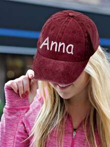 1pc Custom Embroidered Name Baseball Cap, Personalized Baseball Cap, Customized Name Baseball Cap, Custom LOGO Baseball Cap, Men's Baseball Cap, Women's Baseball Cap, Embroidered Logo Baseball Cap, Dad's Gift, Mom's Gift, Birthday Gift, Outdoor Gift, Christmas Gift, Father's Day Gift, Mother's Day Gift, Thanksgiving Gift, Sports Essential Hat, Initials Hat, Black, Pink, Khaki, School Supplies,Back To School,For Office,For School,For Classroom,For Teacher Gifts,For University,For Colleague,For Dorm Rooms,For Teacher,For Boys And Girls,For Teenagers,Junior High School Students,Middle School Students,High School Senior High School Students,College Students,University Students,Freshman,Sophomore,Underclassmen