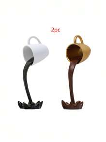 1pc/2pcs Levitating Coffee Mug, Home Decor Desk Art Piece Gifts Birthday Graduation - Multicolor - View 6