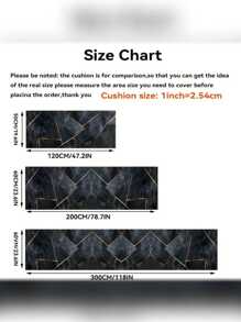 1 块现代超长走廊地毯，100% 涤纶，可机洗，防滑，防污，针织，适用于人流量大的区域、客厅、卧室、家庭办公室、厨房、房间装饰，机器制造