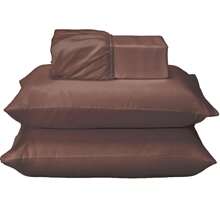 400 Thread Count Sheet Set With Elastic Band Standard Hotel Single Double Queen King - TOBACCO - View 1