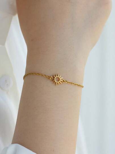 Pulsera con diseño de sol
