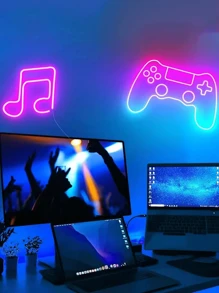 1 buah Lampu Strip LED Neon Tahan Air, Desain DIY untuk Ruang Permainan, Kamar Tidur, Ruang Tamu, Dapur, Bar, Koridor, Dekorasi Pesta, Dekorasi Luar Ruangan, Dekorasi Suasana Liburan, Dekorasi Pesta dengan Kontrol Jarak Jauh 44 Tombol, Berbagai Mode - cahaya berwarna - View 3