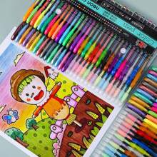 KIT With 12/24/36 Colored Gel Pen NEON COLORS And Pastel 1.0 Mm School Supplies Highlighter - 24 種顏色 - 查看 5