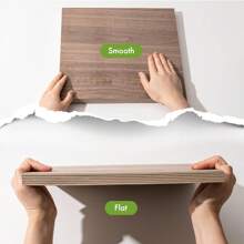 ROBOTIME 6 Pcs Plywood 1/8", 3mm Plywood Crafting Wood Sheets , 12"X20" Crafting Wood Sheets For Laser Cutting, Engraving & Wood Burning Suitable For Handcraft Lovers